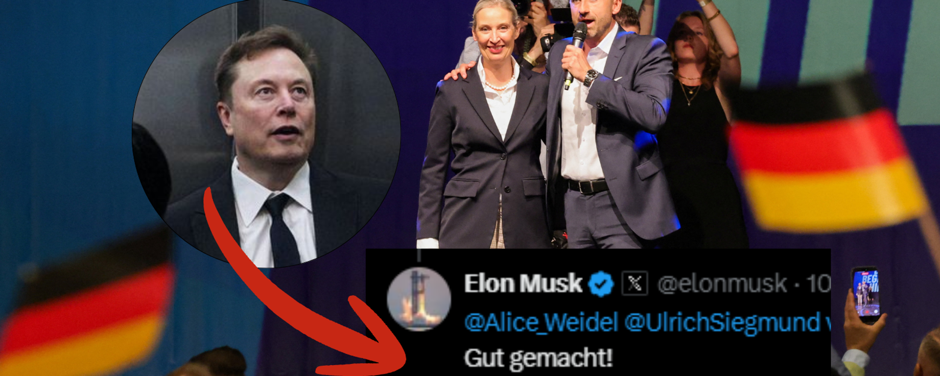 Elon Musk, Alice Weidel, Ulrich Siegmund - Sputnik Türkiye, 1920, 07.09.2026