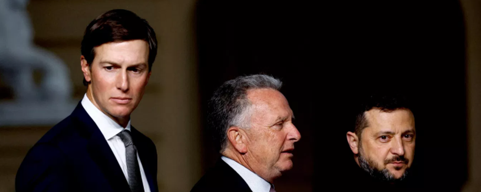 Steve Witkoff, Jared Kushner ve Vladimir Zelenskiy Kiev'de - Sputnik Türkiye, 1920, 07.09.2026