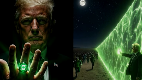 Beyaz Saray, yapay zeka üretimi videoda Trump'ı Green Lanter karakterine benzetti - Sputnik Türkiye