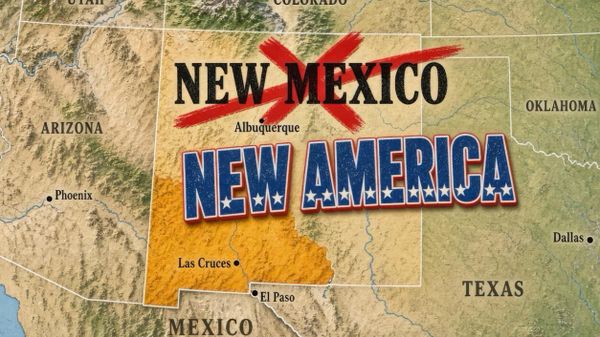 Trump, New Mexico'yu New America olarak gösteren bir harita paylaştı - Sputnik Türkiye