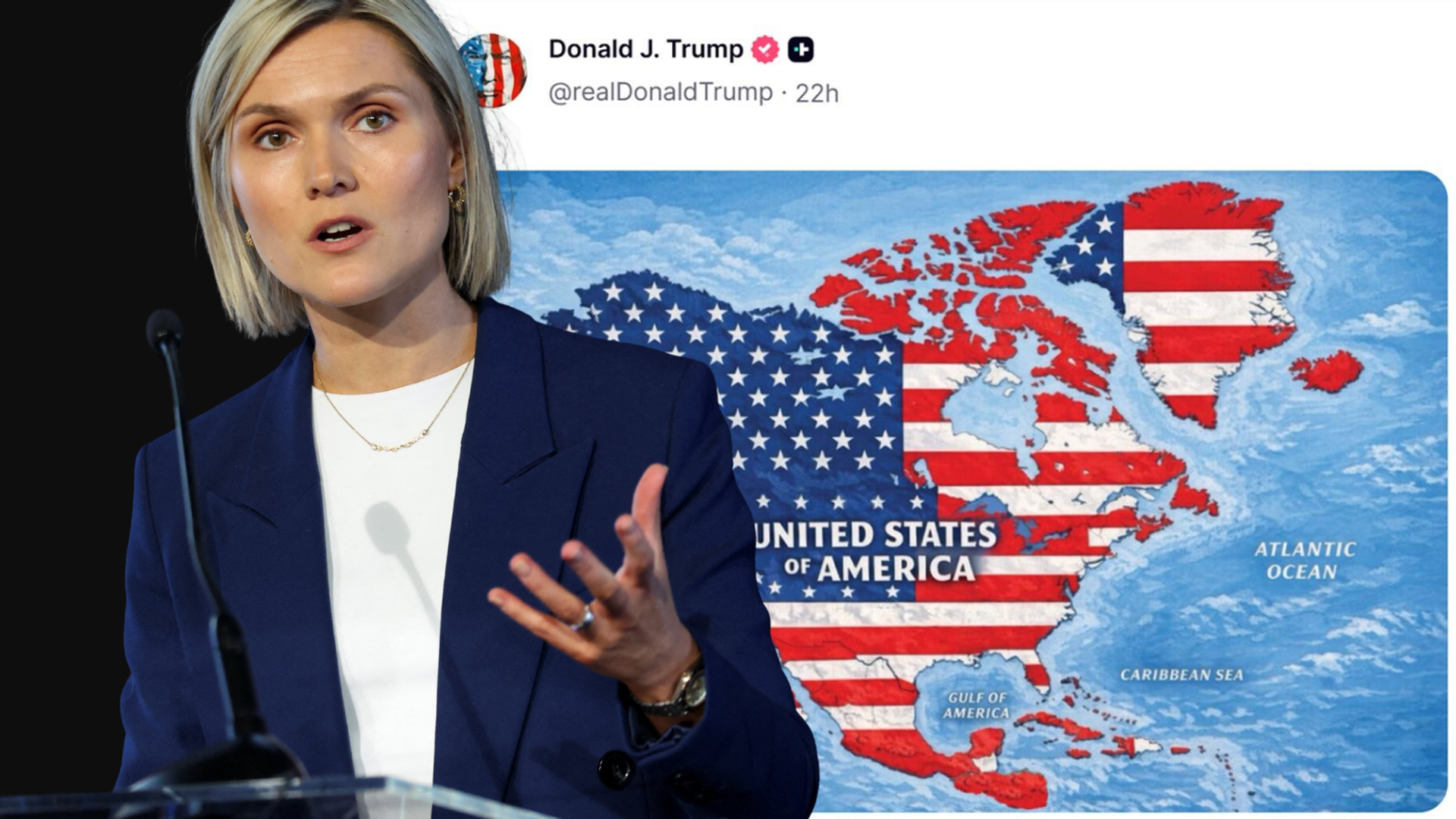 Frostadottir'den Trump'ın İzlanda haritasına tepki - Sputnik Türkiye, 1920, 09.09.2026