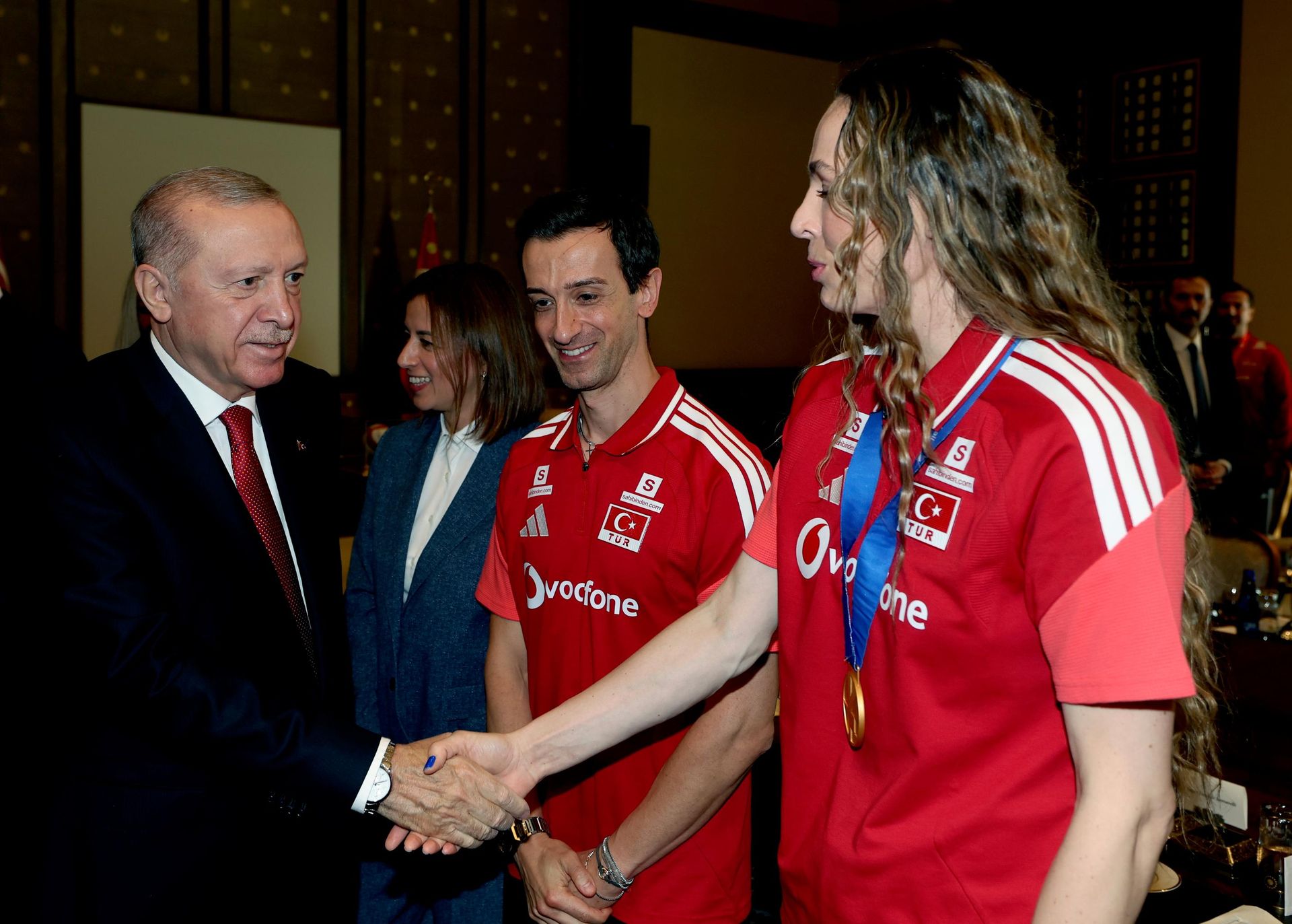 A Milli Kadın Voleybol Takımı ve Erdoğan - Sputnik Türkiye, 1920, 10.09.2026
