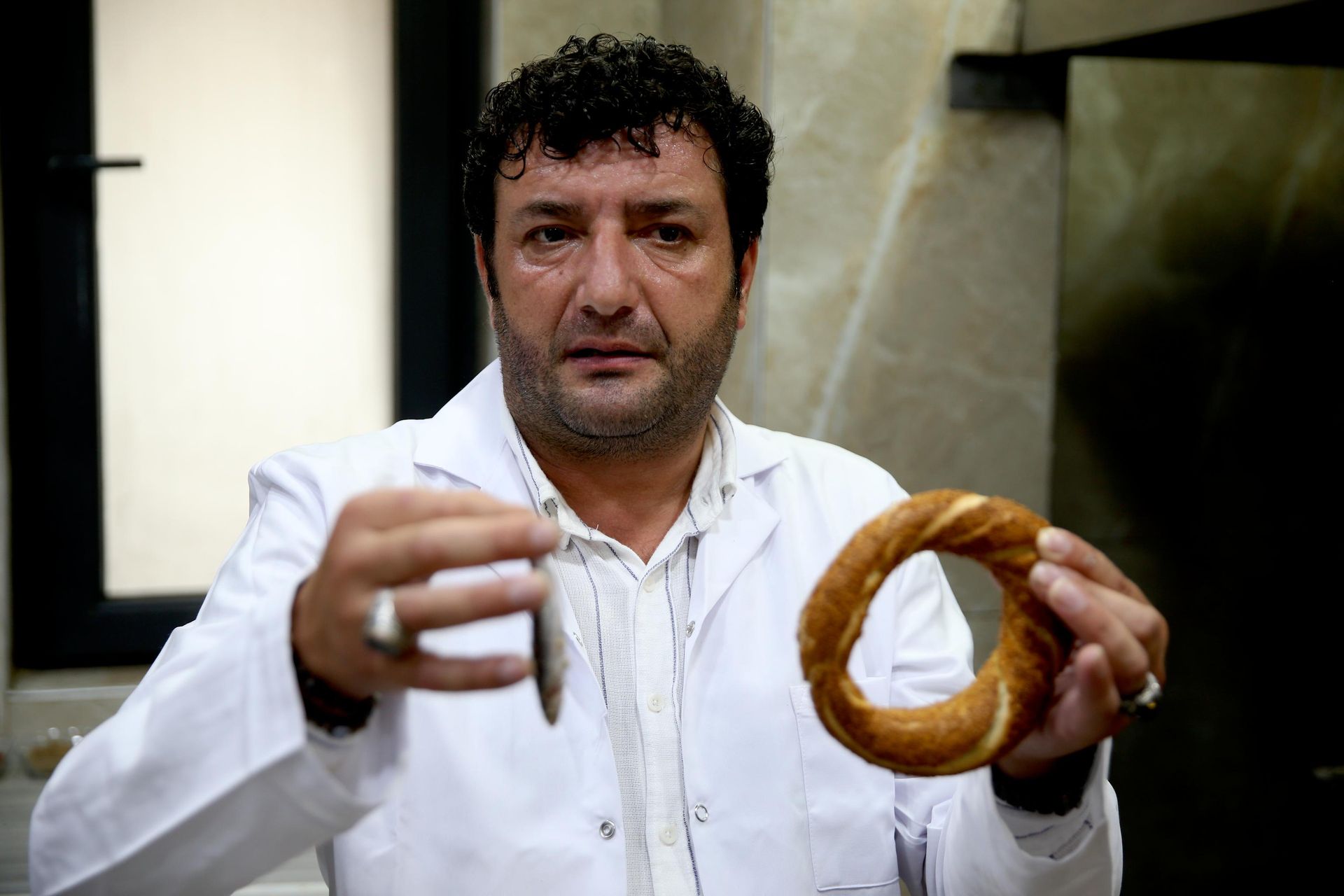Ordulu fırıncı hamsili simit yaptı - Sputnik Türkiye, 1920, 20.09.2026