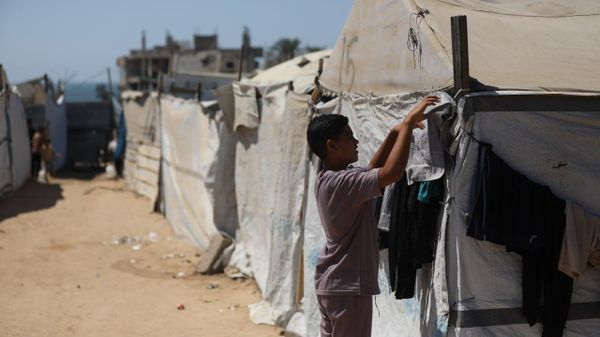 Gazze'de kadınların yükünü hafifletecek proje: Çamaşırhane açıldı - Sputnik Türkiye