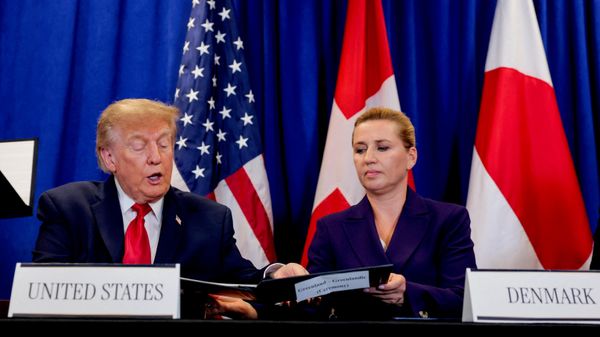 Donald Trump, Mette Frederiksen - Sputnik Türkiye