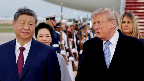ABD Başkanı Donald Trum, Çin Devlet Başkanı Şi Cinping - Sputnik Türkiye