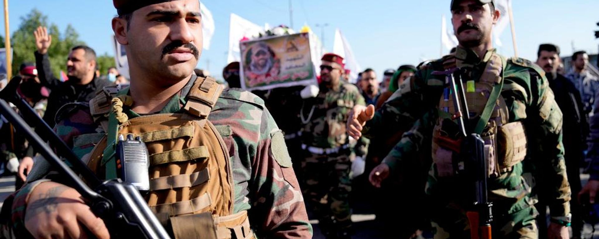 Irak'taki Şii milis yapıların yer aldığı 'İslami Direniş', ABD askerleri ve koalisyon güçlerinin ülkeden ayrılmasının ardından silahlarını teslim etmeyeceğini açıkladı. - Sputnik Türkiye, 1920, 30.09.2026