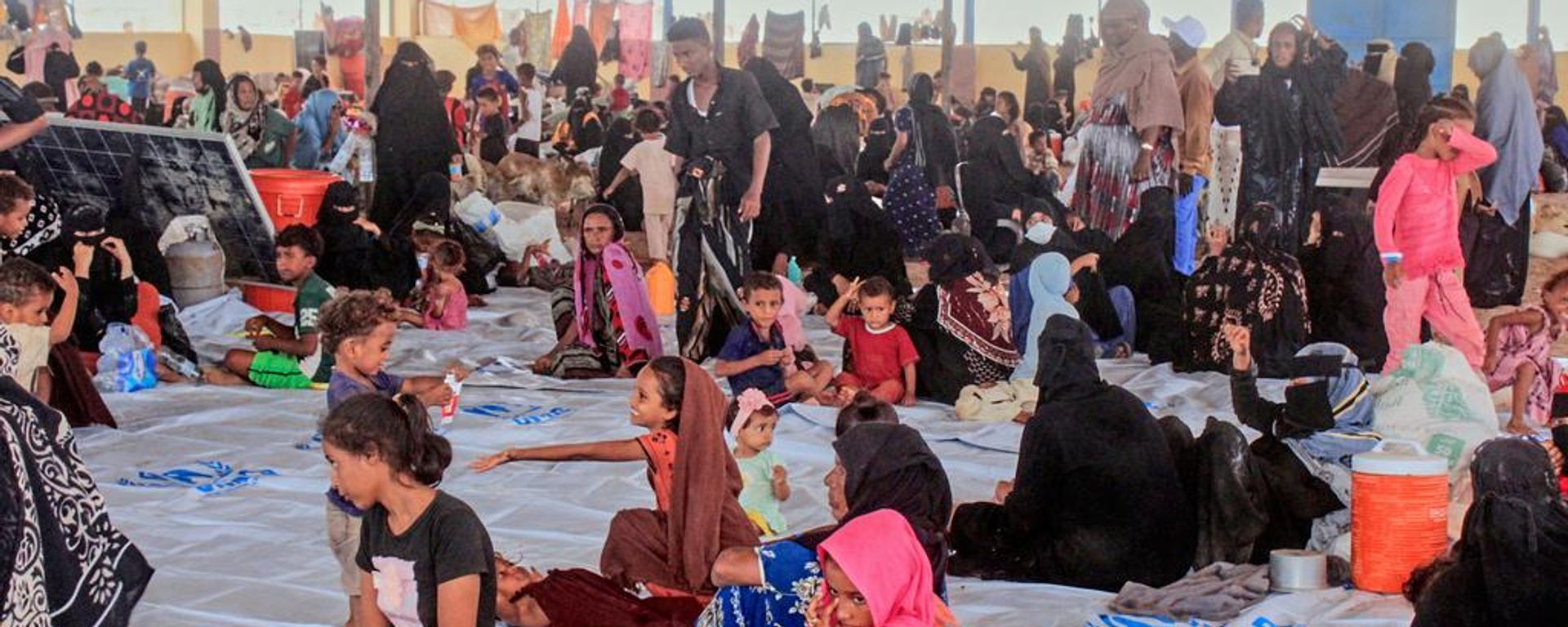 Yemen'deki çatışmalardan kaçarak Cibuti'nin kuzeyine sığınan mültecilerin kaldığı kampta sağlık koşullarına ilişkin endişeler artıyor. - Sputnik Türkiye, 1920, 04.10.2026