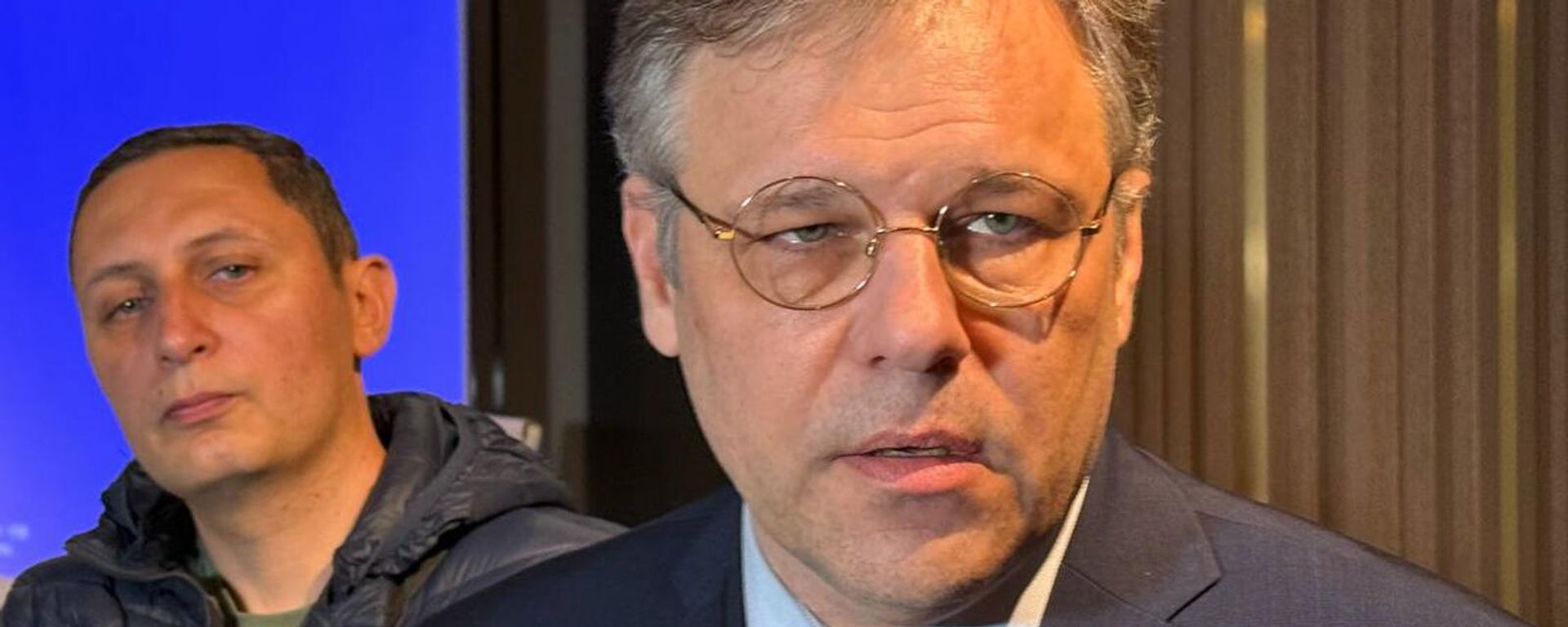 Посол по особым поручениям МИД РФ Родион Мирошник на экспертной дискуссии, организованной Армянским институтом исследований (APRI) совместно с Российским центром науки и культуры в Армении (2 апреля 2025). Еревaн - Sputnik Türkiye, 1920, 05.10.2026