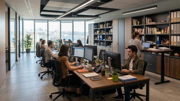 ofis, personel, çalışan - Sputnik Türkiye