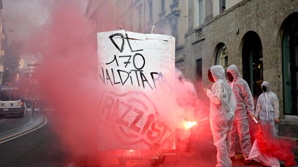 İtalya'da protestolar - Sputnik Türkiye