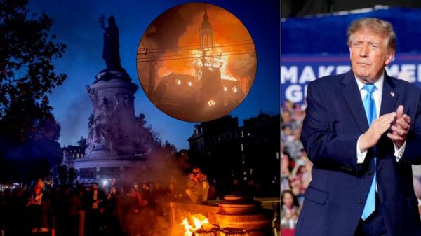 Trump, Kansas mitinginde Fransa'daki protestolar hakkında konuştu - Sputnik Türkiye