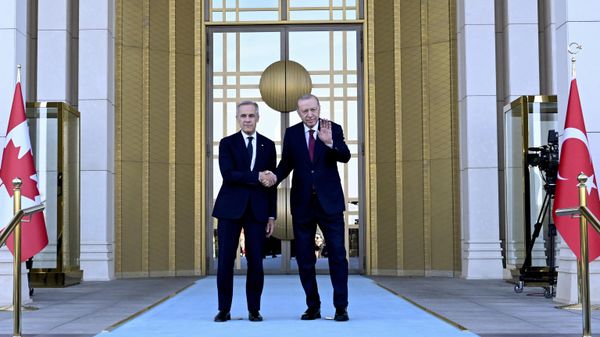 Cumhurbaşkanı Recep Tayyip Erdoğan, Kanada Başbakanı Mark Carney - Sputnik Türkiye