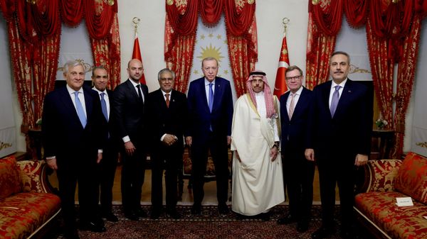 Cumhurbaşkanı Recep Tayyip Erdoğan, Dışişleri Bakanları Toplantıları kapsamında Türkiye'ye gelen dışişleri bakanlarını kabul etti. - Sputnik Türkiye