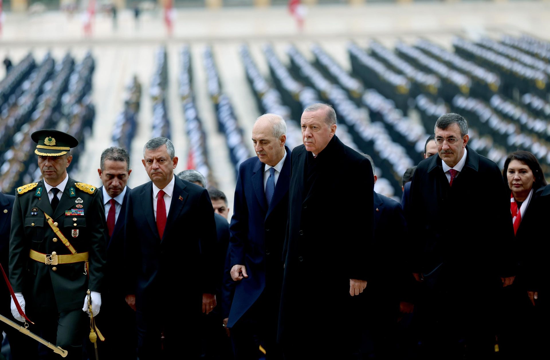 Erdoğan başkanlığındaki devlet erkanı Anıtkabir'i ziyaret etti - Sputnik Türkiye, 1920, 29.10.2026