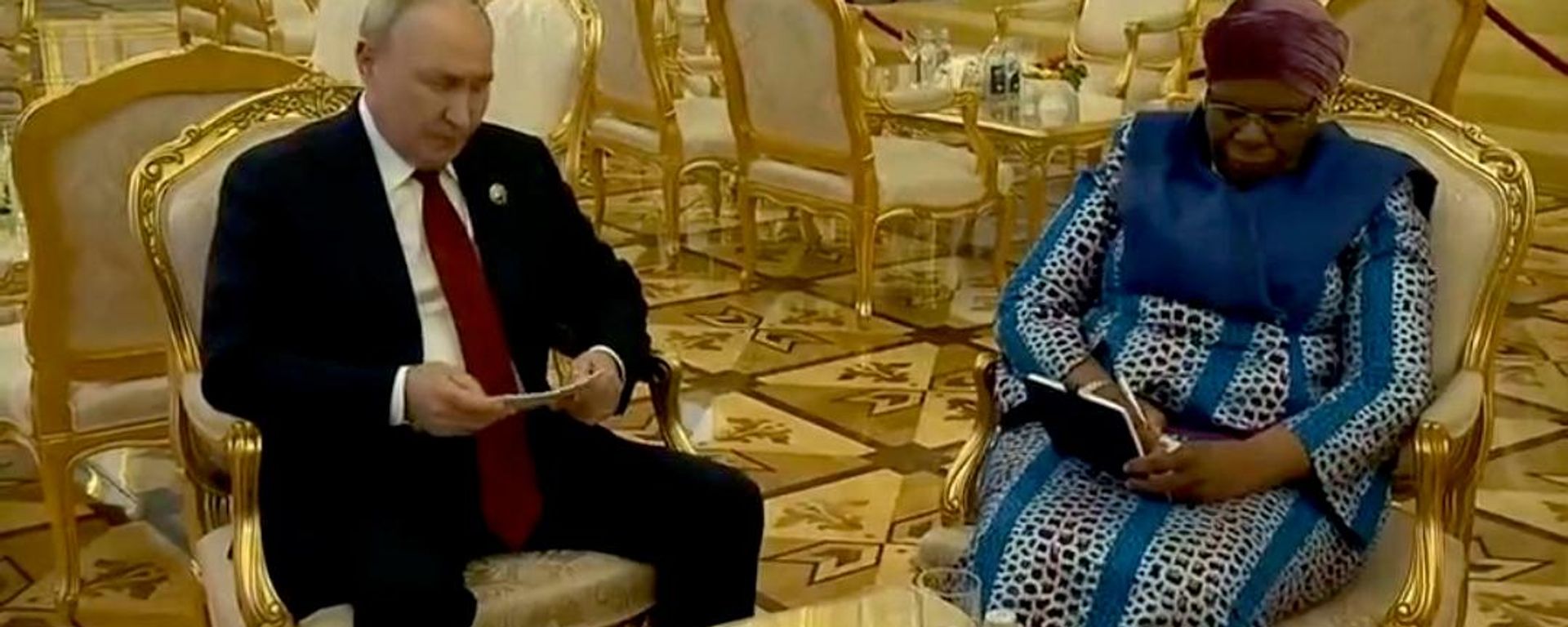 Rusya Devlet Başkanı Vladimir Putin ve Namibya Cumhurbaşkanı Netumbo Nandi-Ndaitwah  - Sputnik Türkiye, 1920, 29.10.2026