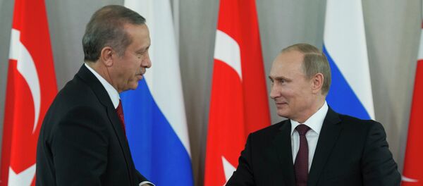 Putin ile Erdoğan'ın göruşmesi - Sputnik Türkiye