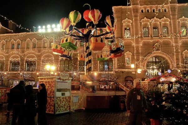 Moskova'da Yılbaşı hazırlıkları - Sputnik Türkiye