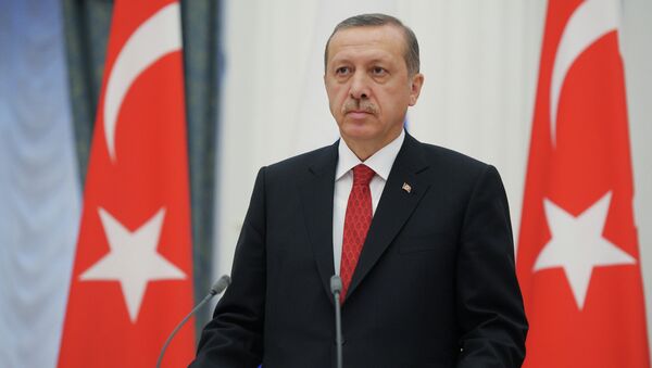 Erdoğan basın toplantısında - Sputnik Türkiye