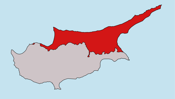 Kıbrıs haritası - Sputnik Türkiye