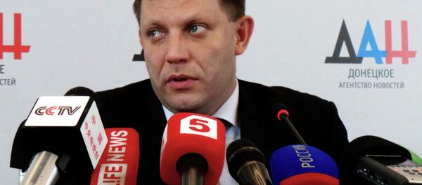 Donetsk Halk Cumhuriyeti Cumhurbaşkanı Aleksandr Zaharçenko - Sputnik Türkiye