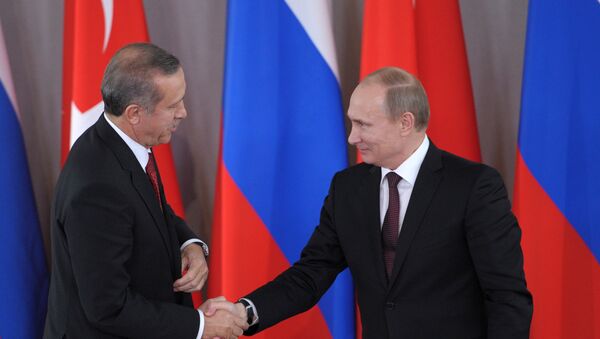 Vladimir Putin- Recep Tayyip Erdoğan - Sputnik Türkiye