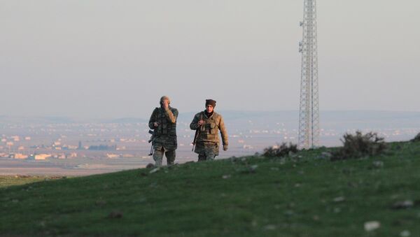 Kobani'deki Kürt milisler - Sputnik Türkiye