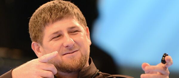 Ramzan Kadırov basın toplantısında - Sputnik Türkiye