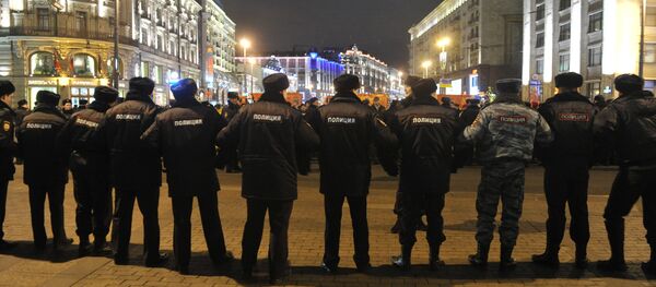 Moskova'daki polis. - Sputnik Türkiye