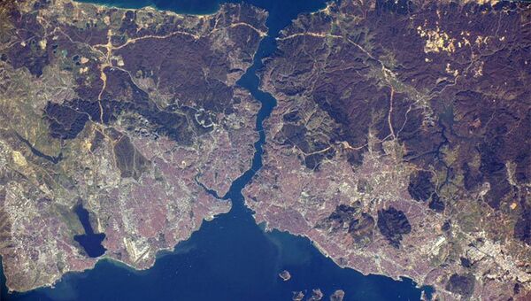 Uzaydan İstanbul Boğazı - Sputnik Türkiye