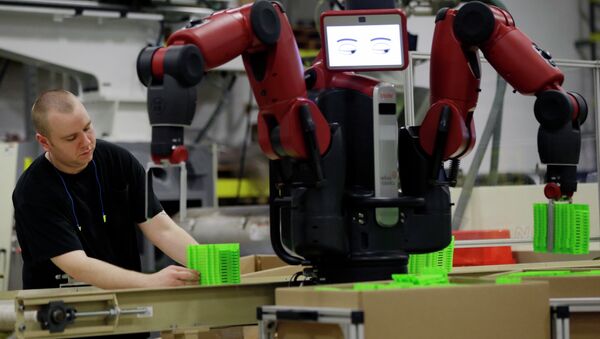 Yeni fabrikalarda robotlar  işçi olacak - Sputnik Türkiye