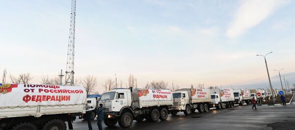 Rusya'dan Donbass'a yeni yardım konvoyu - Sputnik Türkiye