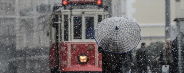 İstanbul'da kar yağışı - Sputnik Türkiye
