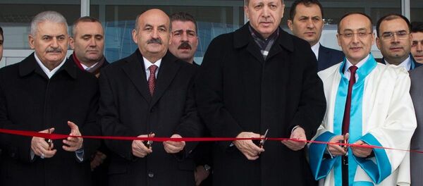 Türkiye Cumhurbaşkanı Erdoğan, Yıldırım Beyazıt Üniversitesi açılış ve temel atma töreninde - Sputnik Türkiye