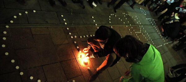 Paris saldırısı, Brüksel'de protesto edildi - Sputnik Türkiye