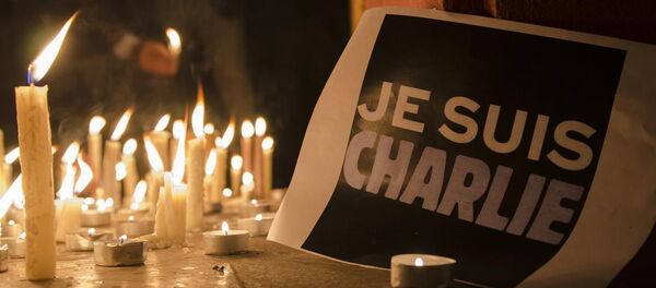 Charlie Hebdo için anma  yürüyüşleri - Sputnik Türkiye