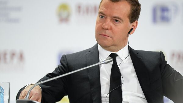 Prime Minister Dmitry Medvedev at Sixth Gaidar Forum - Sputnik Türkiye