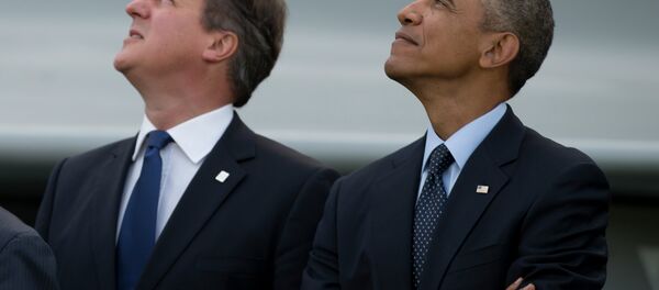 ABD Başkanı Barack Obama ve İngiltere Başbakanı David Cameron - Sputnik Türkiye
