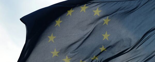Berlin'de Avrupa Birliği bayrağı - Sputnik Türkiye