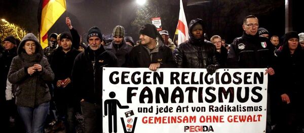 PEGİDA yürüyüşü - Sputnik Türkiye