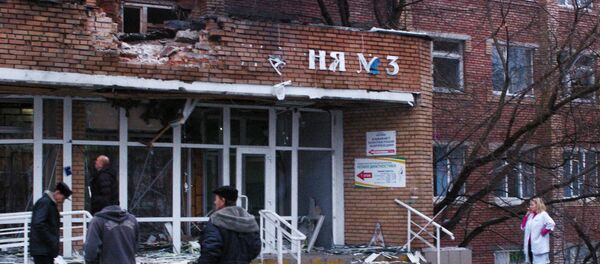 Artillery shell hits hospital in Donetsk - Sputnik Türkiye