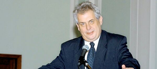 Çek Cumhuriyeti (Çekya) Başkanı Milos Zeman - Sputnik Türkiye