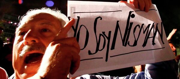 Arjantin'de Alberto Nisman protestosu - Sputnik Türkiye