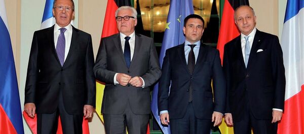 Rusya, Almanya, Fransa ve Ukrayna dışişleri bakanları - Sputnik Türkiye