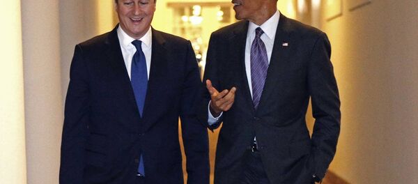 ABD Başkanı Barack Obama ve İngiltere Başbakanı David Cameron - Sputnik Türkiye
