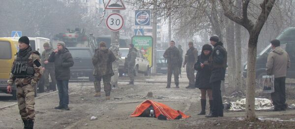 Mariupol'de pazar yerine saldırı - Sputnik Türkiye
