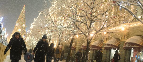 Moskova'da kar - Sputnik Türkiye