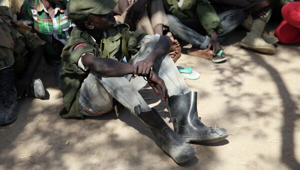 Güney Sudan'daki çocuk askerler - Sputnik Türkiye