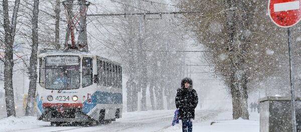 Moskova'da kar fırtınası - Sputnik Türkiye