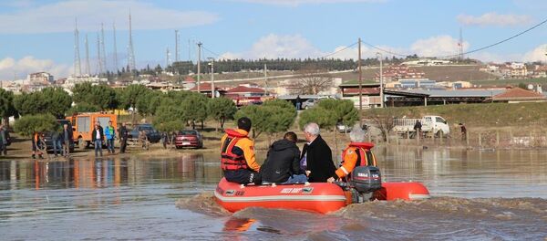 Edirne'de nehirler taştı Edirne'de nehirler taştı - Sputnik Türkiye